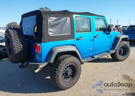 2016 Jeep Wrangler Unlimited Sport z USA, uszkodzony, nr VIN 1C4BJWDG9GL177865